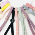 High elasticity diy custom color and size  elastic cord adjustable strap for facemask